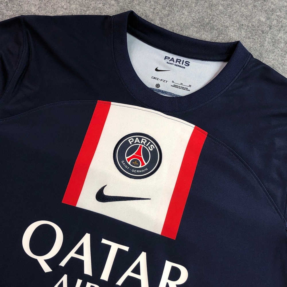 Nike Mens Soccer Jersey XL Navy Blue Paris Saint-Germain Dri-Fit 2022-23 Home